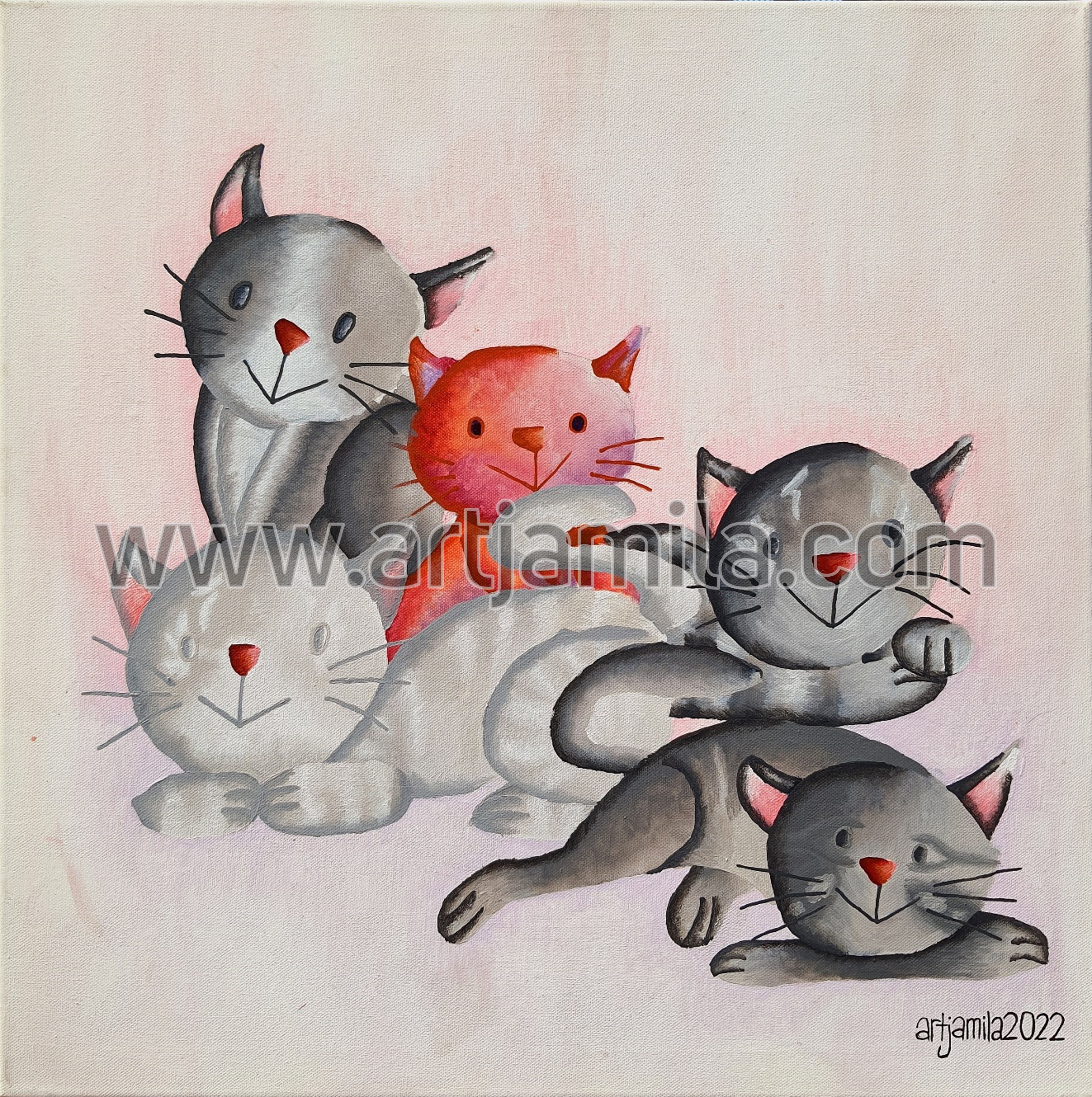 playful kittens series 2 watermark